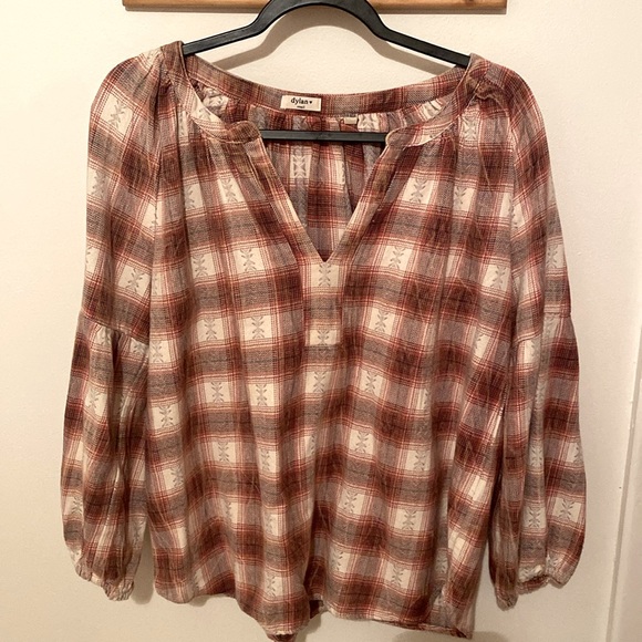 Anthropologie Plaid tunic size M - Picture 1 of 4